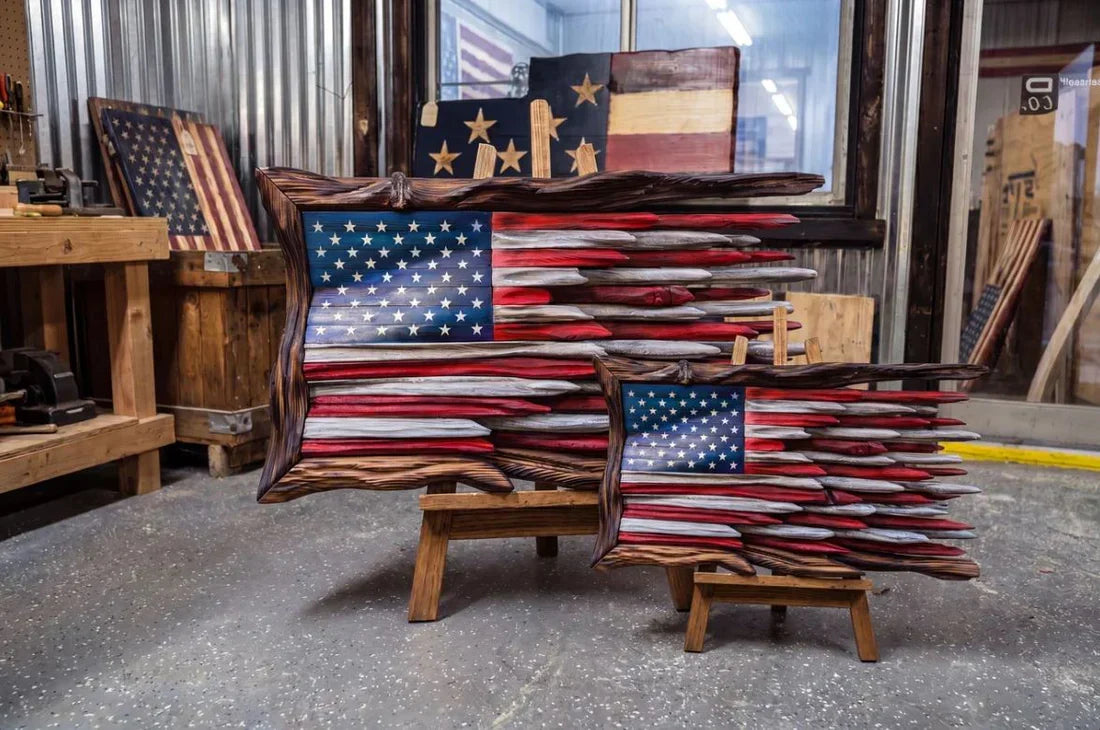Rustic Battle Flag
