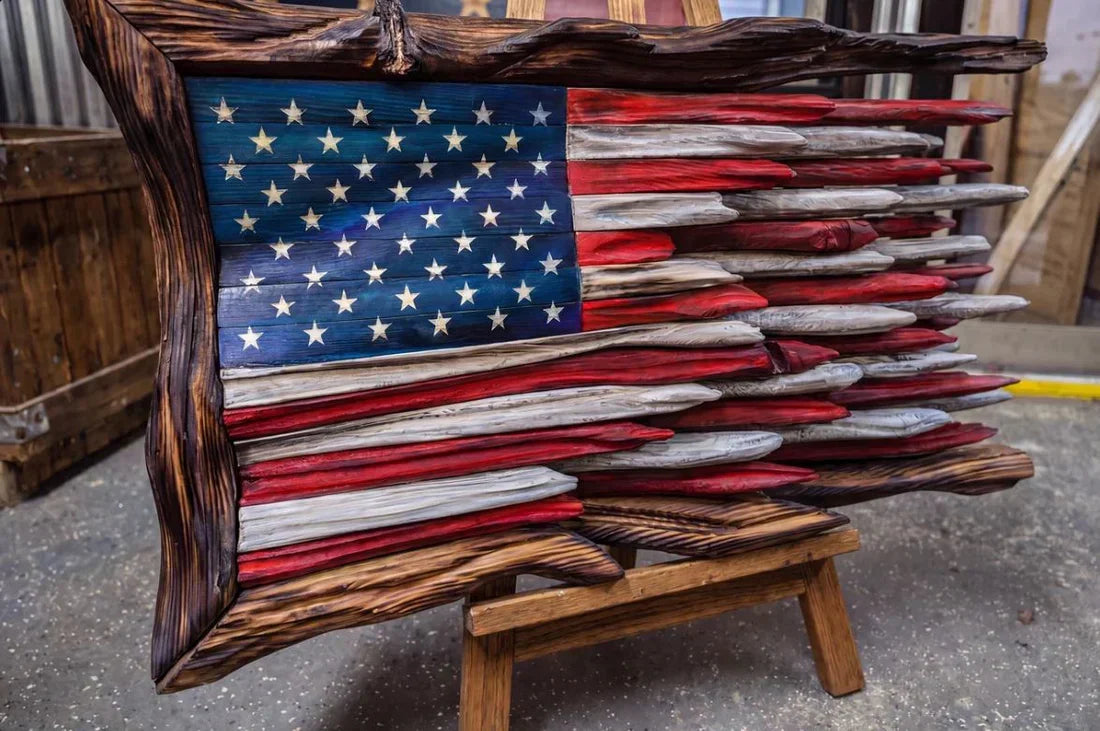 Rustic Battle Flag
