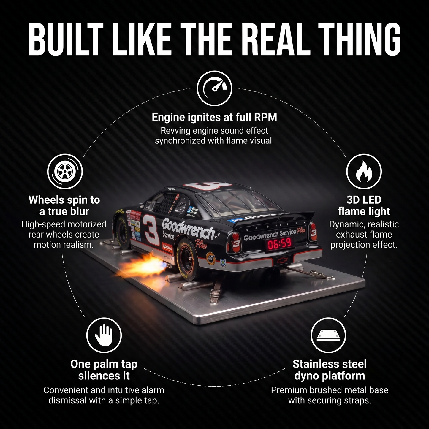 Full Throttle Alarm Clock